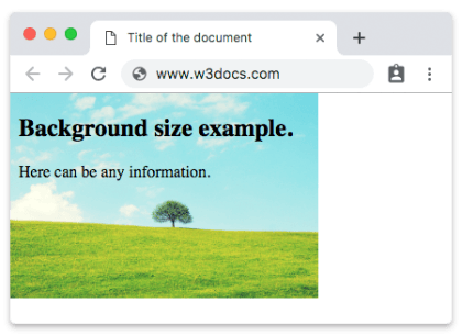 Propriété CSS background-size