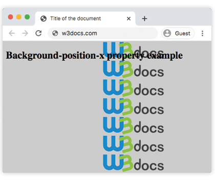 CSS background-position-x défini à 70%