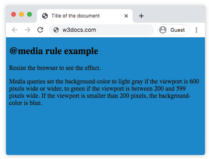 CSS @media plusieurs requêtes