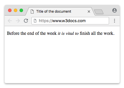 exemple de texte en italique