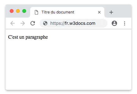 Un paragraphe