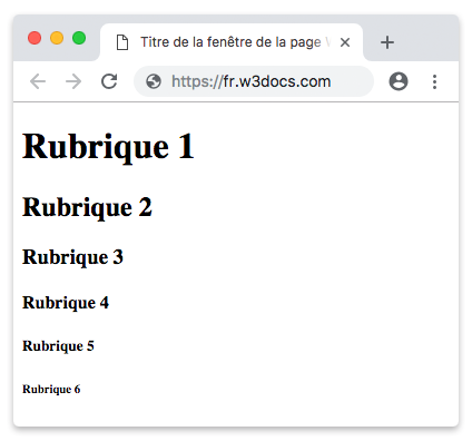 Rubrique