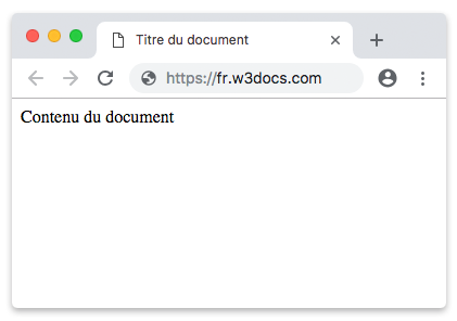 Contenu du document