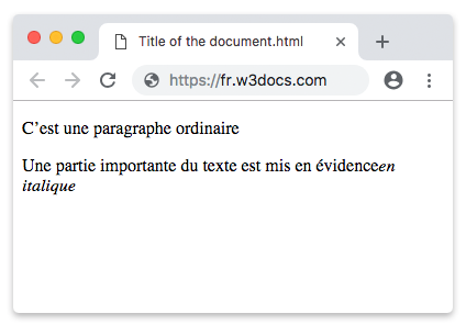 Paragraphe ordinaire