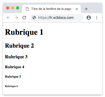 Rubrique