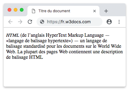 HTML