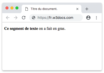 Texte en gras