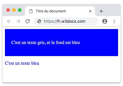 Couleur du texte