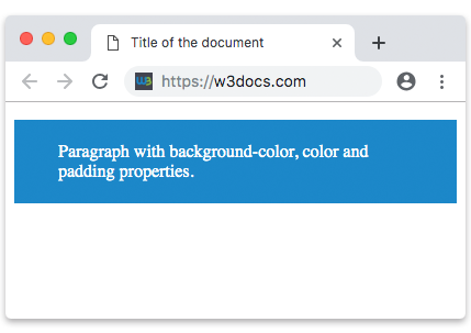 Propriété CSS Padding